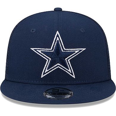 Youth New Era Navy Dallas Cowboys Main Trucker 9FIFTY Snapback Hat