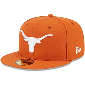 Men's New Era Texas Orange Texas Longhorns Evergreen 59FIFTY Fitted Hat