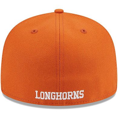 Men's New Era Texas Orange Texas Longhorns Evergreen 59FIFTY Fitted Hat