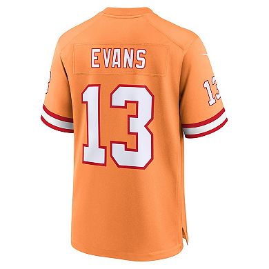 Men's Nike Mike Evans Orange Tampa Bay Buccaneers Throwback Game Jersey