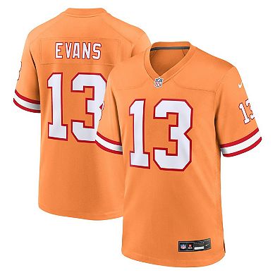 Men's Nike Mike Evans Orange Tampa Bay Buccaneers Throwback Game Jersey