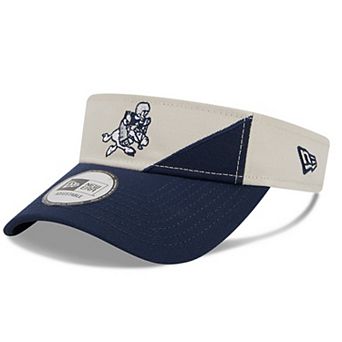 Men's New Era Cream/Navy Dallas Cowboys 2023 Sideline Historic Adjustable Visor