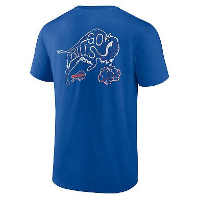 Men's Profile  Royal Buffalo Bills Big & Tall Two-Sided T-Shirt