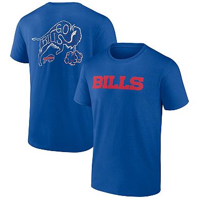 Men's Profile  Royal Buffalo Bills Big & Tall Two-Sided T-Shirt