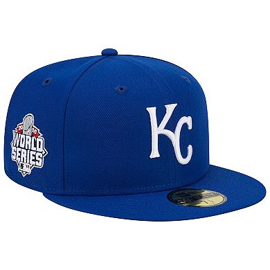 Men's New Era Royal Kansas City Royals  2015 World Series Team Color 59FIFTY Fitted Hat
