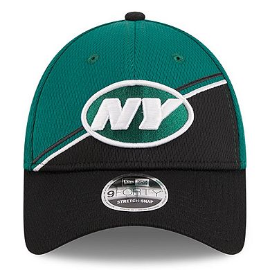 Men's New Era Green/Black New York Jets 2023 Sideline 9FORTY Adjustable Hat