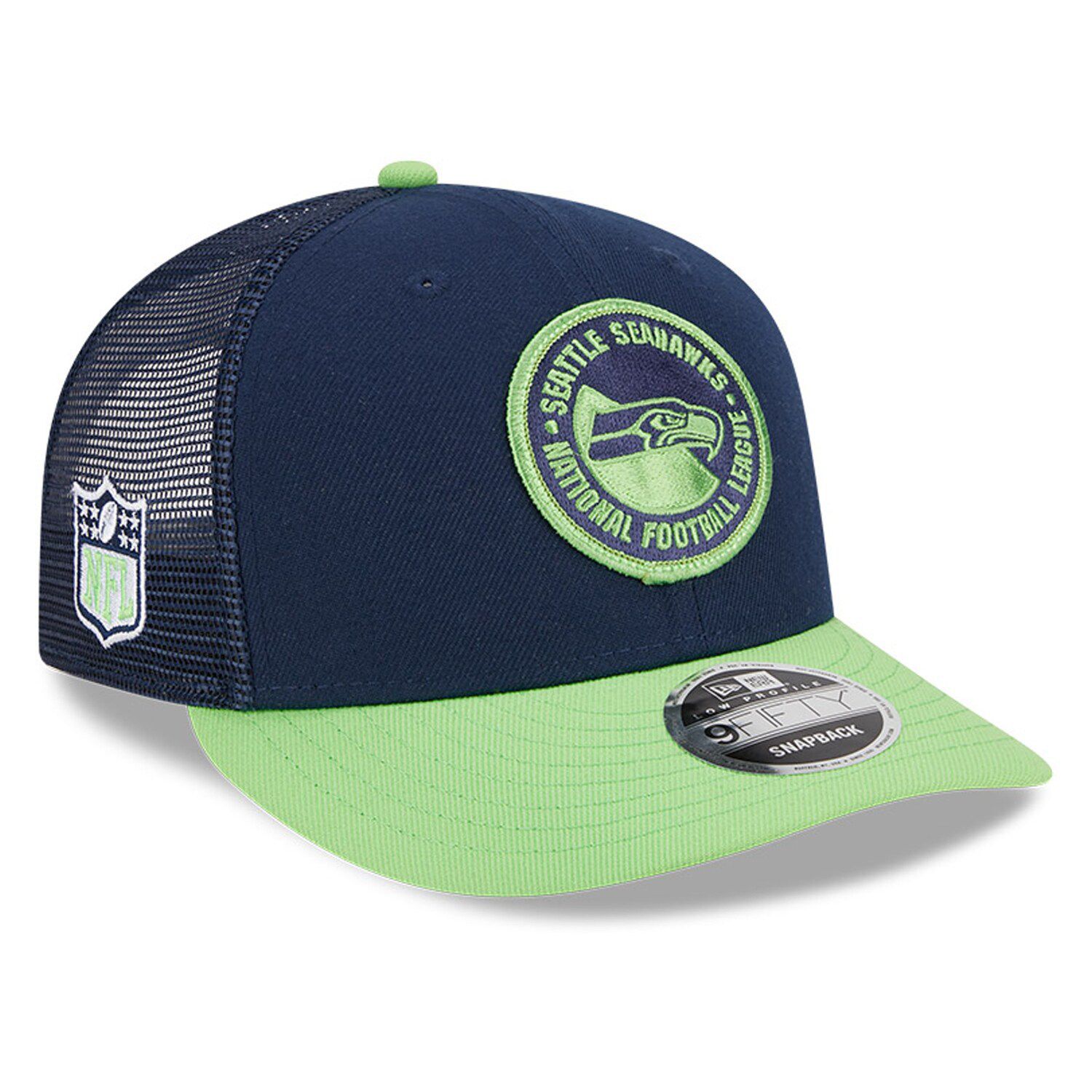 Seattle Seahawks New Era 2023 Sideline Tech Cuffed Knit Hat - White/Neon  Green