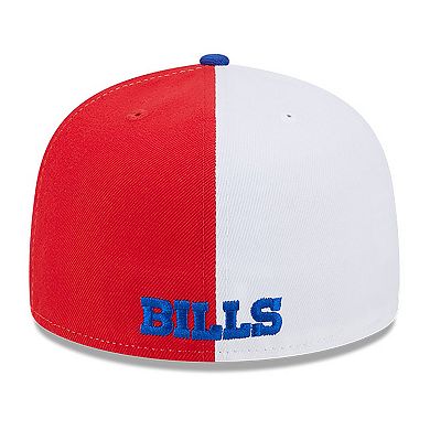 Men's New Era Red/Royal Buffalo Bills 2023 Sideline 59FIFTY Fitted Hat