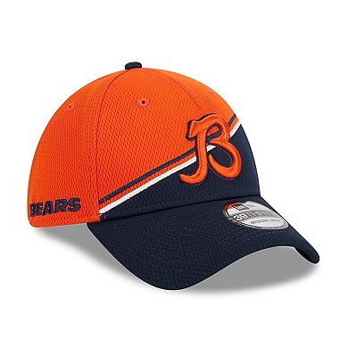 Men's New Era  Orange/Navy Chicago Bears 2023 Sideline 39THIRTY Flex Hat