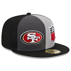 Men's New Era Heather Gray/Scarlet San Francisco 49ers Pop Trucker 9FORTY Adjustable Hat