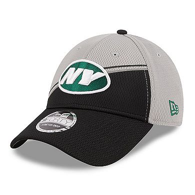 Men's New Era Gray/Black New York Jets 2023 Sideline 9FORTY Adjustable Hat