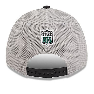 Men's New Era Gray/Black New York Jets 2023 Sideline 9FORTY Adjustable Hat