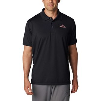 Men's Columbia Black Georgia Bulldogs PFG Tamiami Omni-Shield Polo