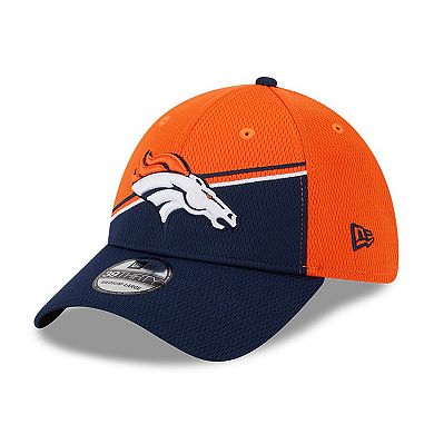 Men's New Era  Orange/Navy Denver Broncos 2023 Sideline 39THIRTY Flex Hat