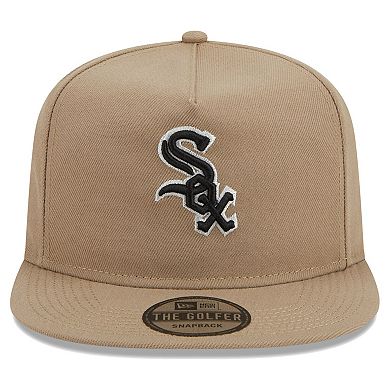 Men's New Era  Khaki Chicago White Sox Golfer Adjustable Hat