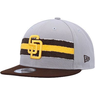 Men's New Era Brown San Diego Padres Band 9FIFTY Snapback Hat