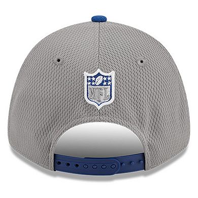 Men's New Era Gray/Royal Indianapolis Colts 2023 Sideline 9FORTY ...