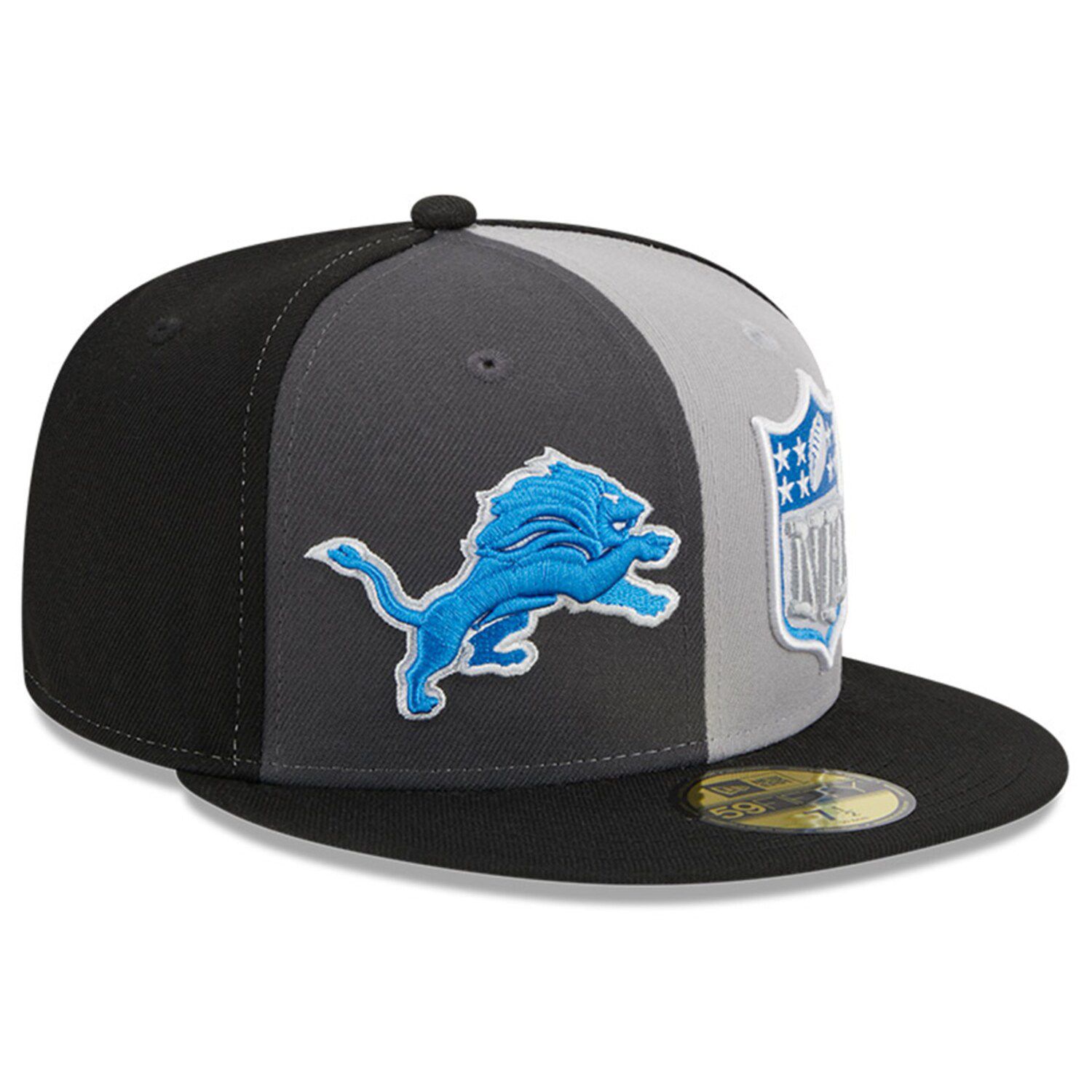 Men's New Era Black Detroit Lions 2022 Salute To Service 59FIFTY Fitted Hat