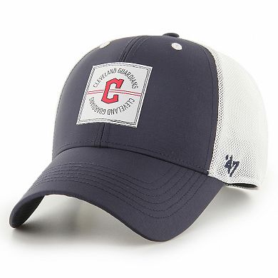 Men's '47 Navy Cleveland Guardians Disburse MVP Trucker Adjustable Hat