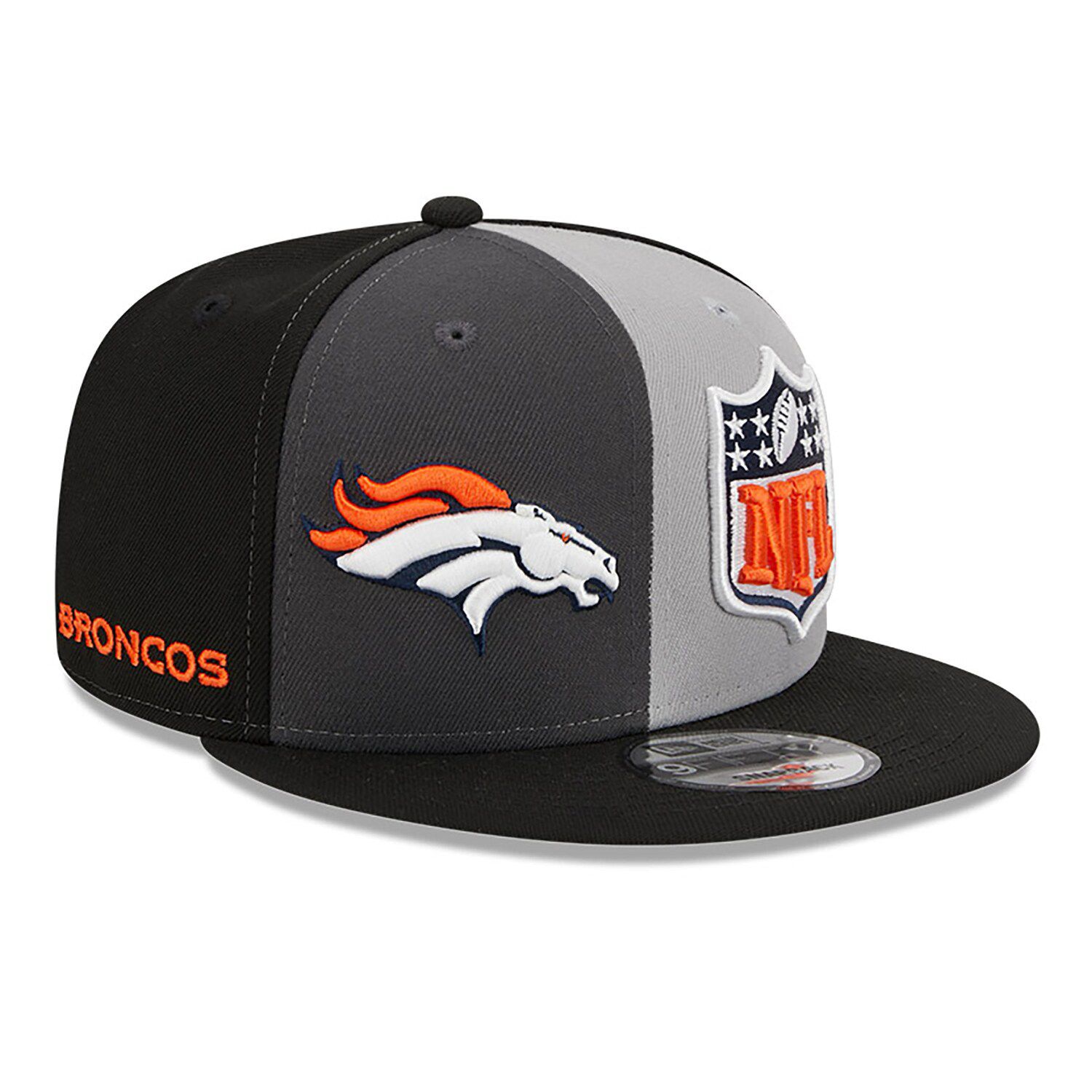 Men's New Era Black/Navy Denver Broncos 2022 NFL Draft Low Profile 59FIFTY Fitted Hat