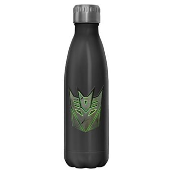 Transformers 7 Decepticons Autobots Emblems 17 oz. Stainless Steel Bottle