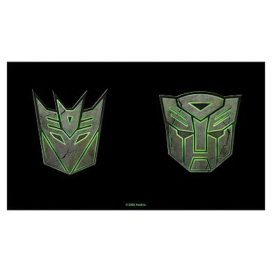 Transformers 7 Decepticons Autobots Emblems 17 oz. Stainless Steel Bottle
