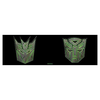 Transformers 7 Decepticons Autobots Emblems 27 oz. Stainless Steel Travel Mug