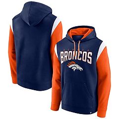 Lids Denver Broncos Refried Apparel Sustainable Upcycled Angle Long Sleeve  T-Shirt - Navy/Orange