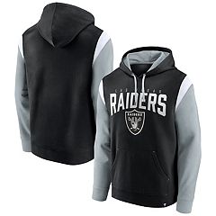 Nike Performance NFL LAS VEGAS RAIDERS MENS PULLOVER HOODIE - Zip-up  sweatshirt - black/black - Zalando.de