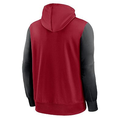 Men's Nike Cardinal Arizona Cardinals Performance Full-Zip Hoodie