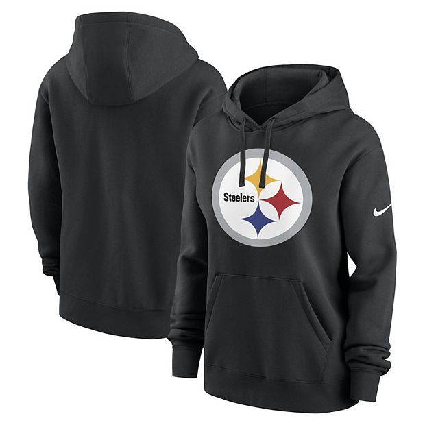 Pittsburgh Steelers Mono Logo Graphic Crew Sweatshirt - Womens