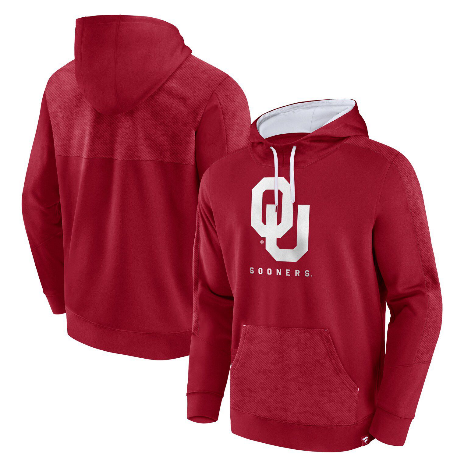 Men's Nike Crimson Oklahoma Sooners Campus Athletic Department Quarter-Zip  Sweatshirt