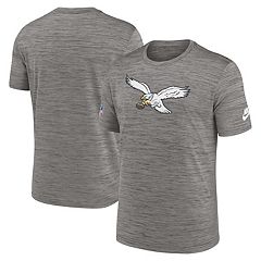 Philadelphia Eagles Oatmeal/Heathered Charcoal Big & Tall Raglan T-Shirt