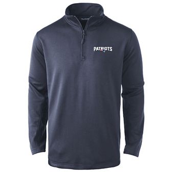 Men's Dunbrooke Navy New England Patriots All-Star Tech Quarter-Zip Top