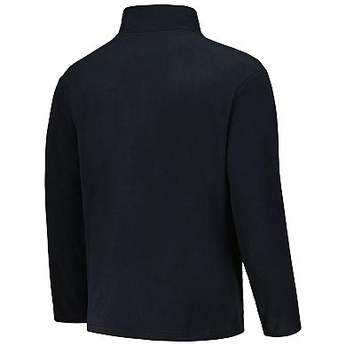 Men's Dunbrooke Navy New England Patriots All-Star Tech Quarter-Zip Top