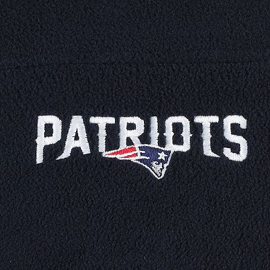 Men's Dunbrooke Navy New England Patriots All-Star Tech Quarter-Zip Top