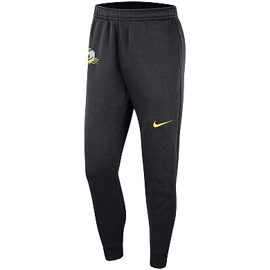 Men's Nike Black Oregon Ducks Club Fleece Pants