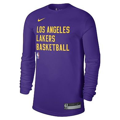 Unisex Nike Purple Los Angeles Lakers 2023/24 Legend On-Court Practice Long Sleeve T-Shirt