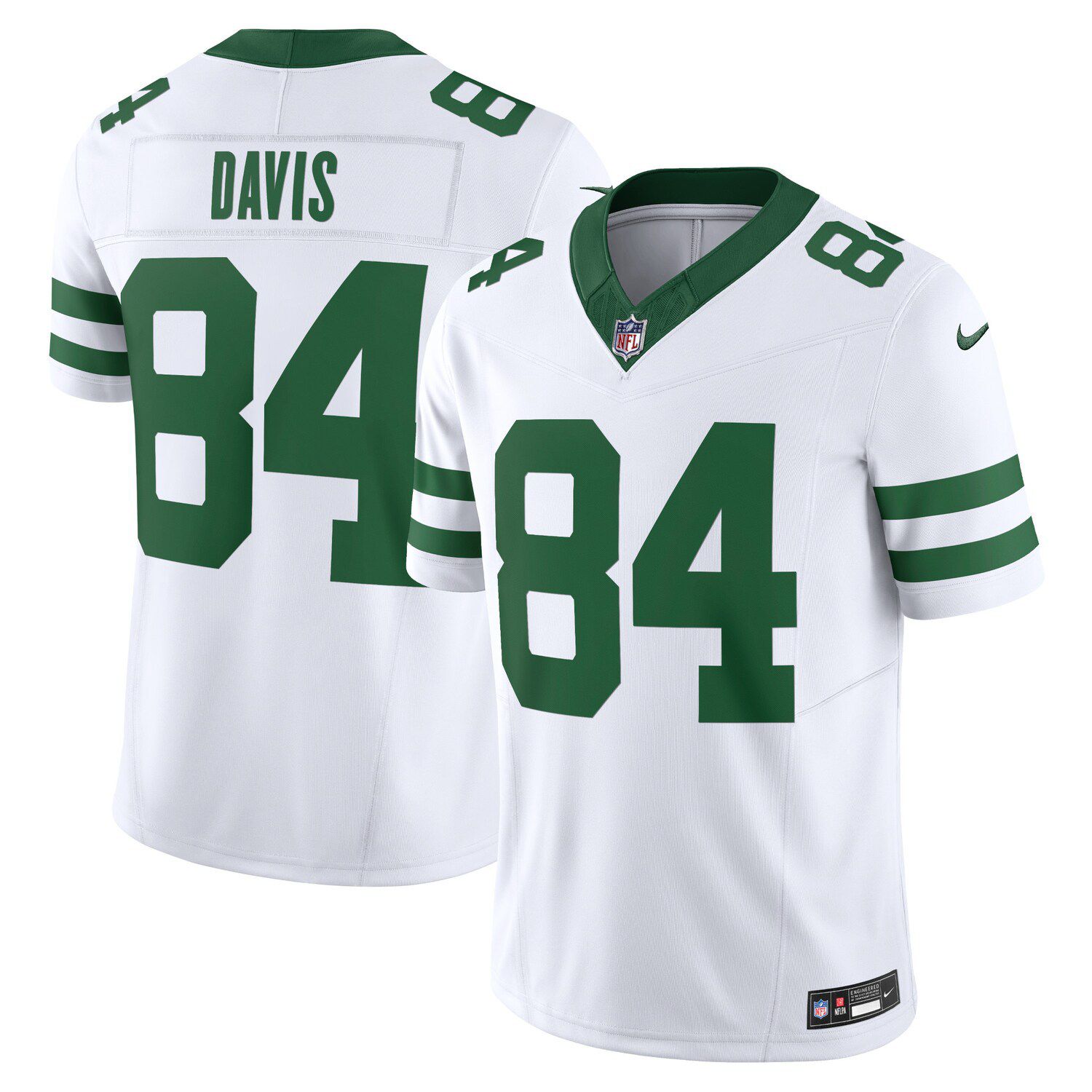 Men's Nike Corey Davis White New York Jets Legacy Vapor F.U.S.E ...