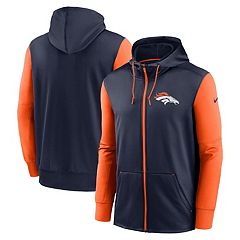 Women's Cuce Black Denver Broncos Full-Zip Logo Varsity Jacket