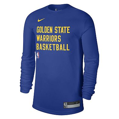 Unisex Nike Royal Golden State Warriors 2023/24 Legend On-Court Practice Long Sleeve T-Shirt