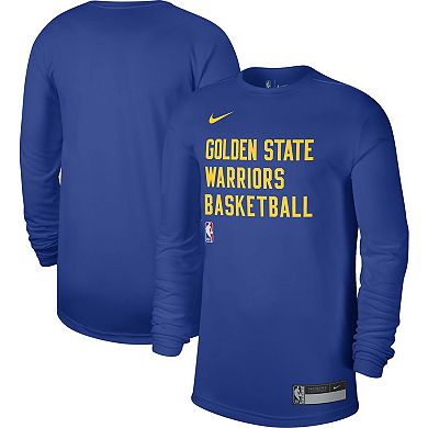 Unisex Nike Royal Golden State Warriors 2023/24 Legend On-Court Practice Long Sleeve T-Shirt