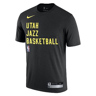 Men's Nike Black Utah Jazz 2023/24 Sideline Legend Performance Practice T-Shirt