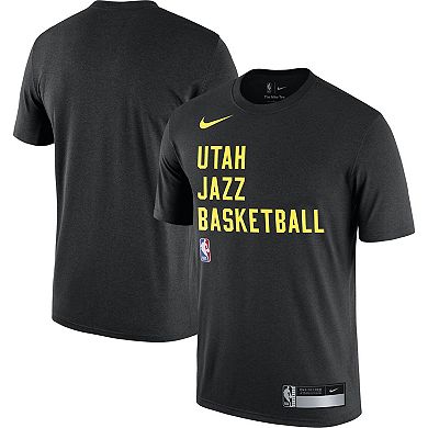 Men's Nike Black Utah Jazz 2023/24 Sideline Legend Performance Practice T-Shirt