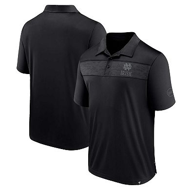 Men's Fanatics Branded Black Notre Dame Fighting Irish OHT Military Appreciation Polo