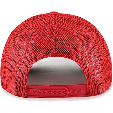 Men's '47 Red Washington Nationals Backhaul Foam Trucker Snapback Hat