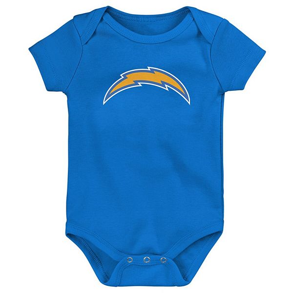 Newborn & Infant Powder Blue Los Angeles Chargers Team Logo Bodysuit