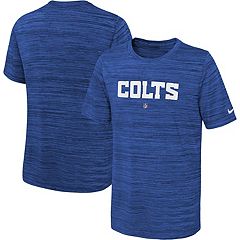 Men's Nike Anthracite Indianapolis Colts Velocity Long Sleeve T-Shirt Size: Small