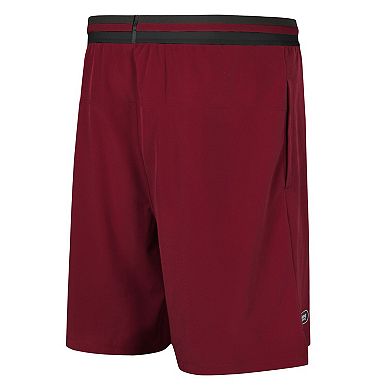Men's Red Tampa Bay Buccaneers Cool Down Tri-Color Elastic Training Shorts