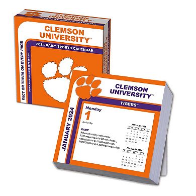 Clemson Tigers 2024 Box Calendar